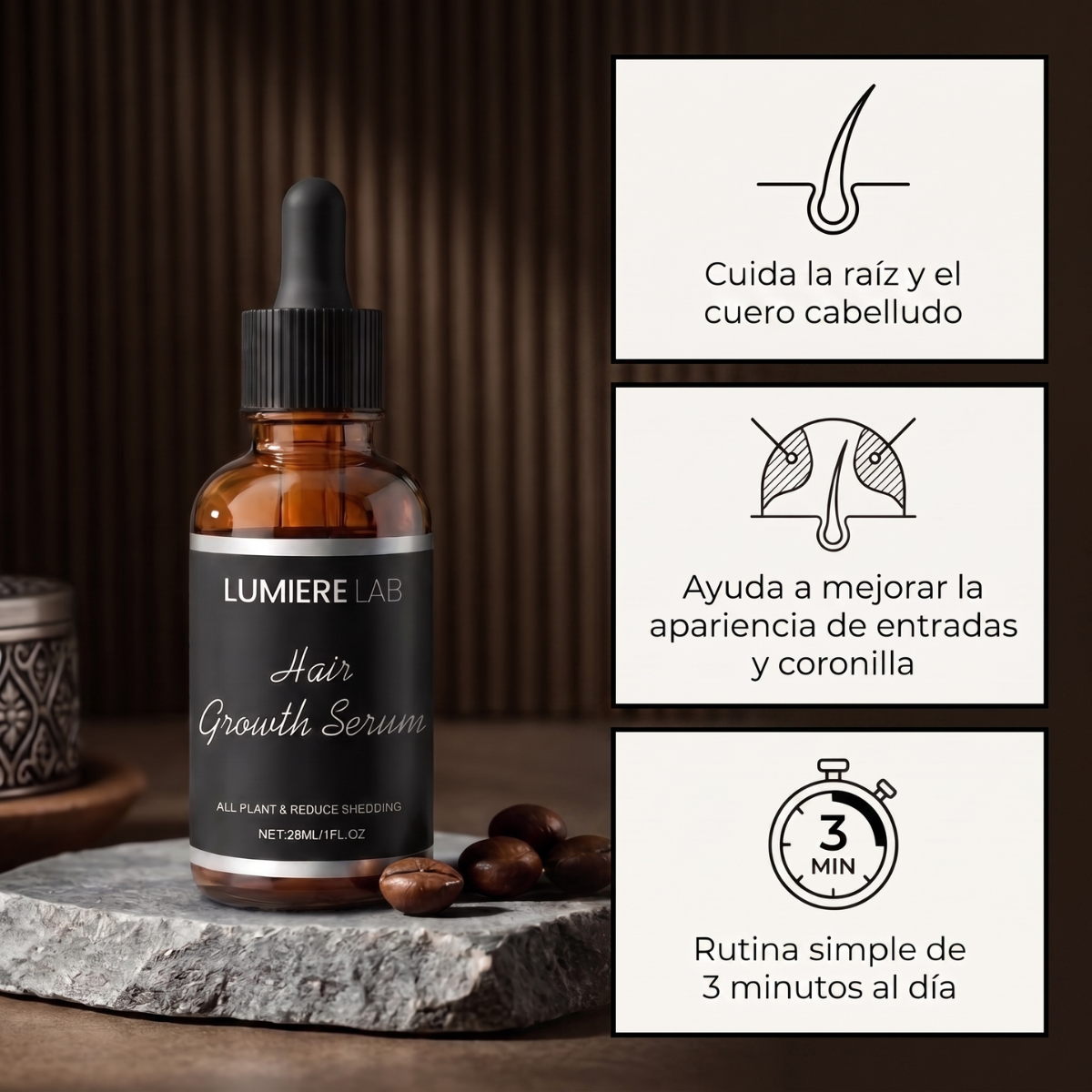 Renova Men™ - Sistema masculino de cuidado capilar
