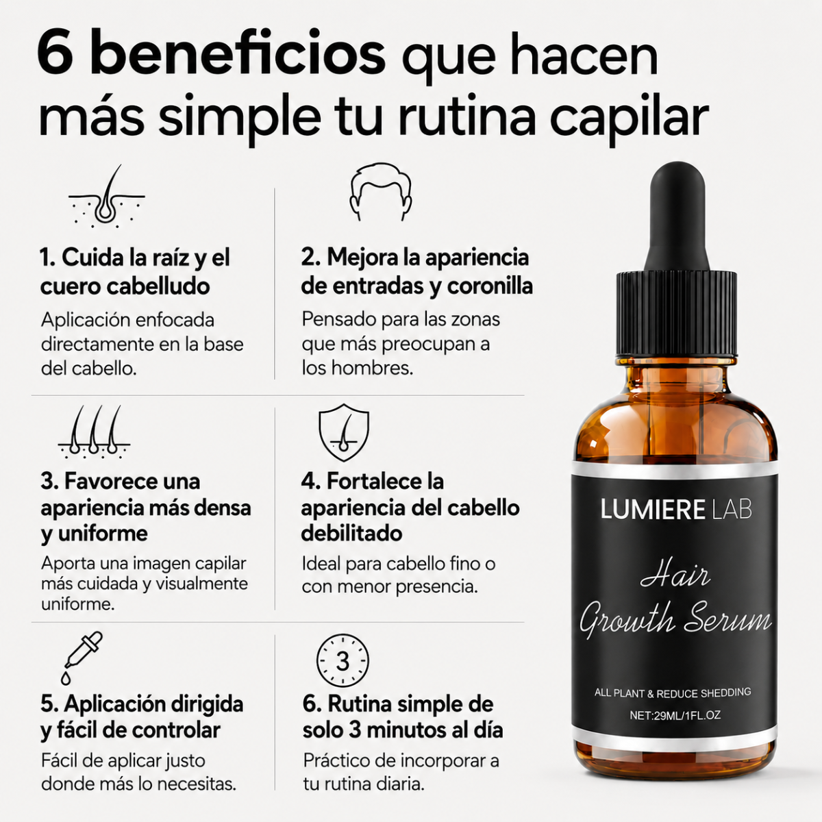 Renova Men™ - Sistema masculino de cuidado capilar