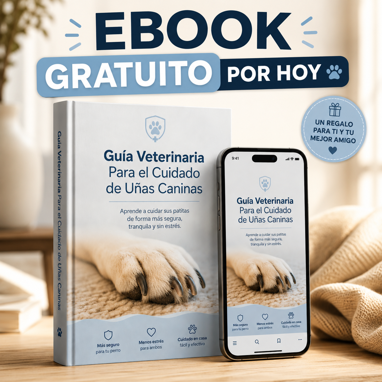 Patitas Calmadas™ - Cuidado sin miedo ni estrés.